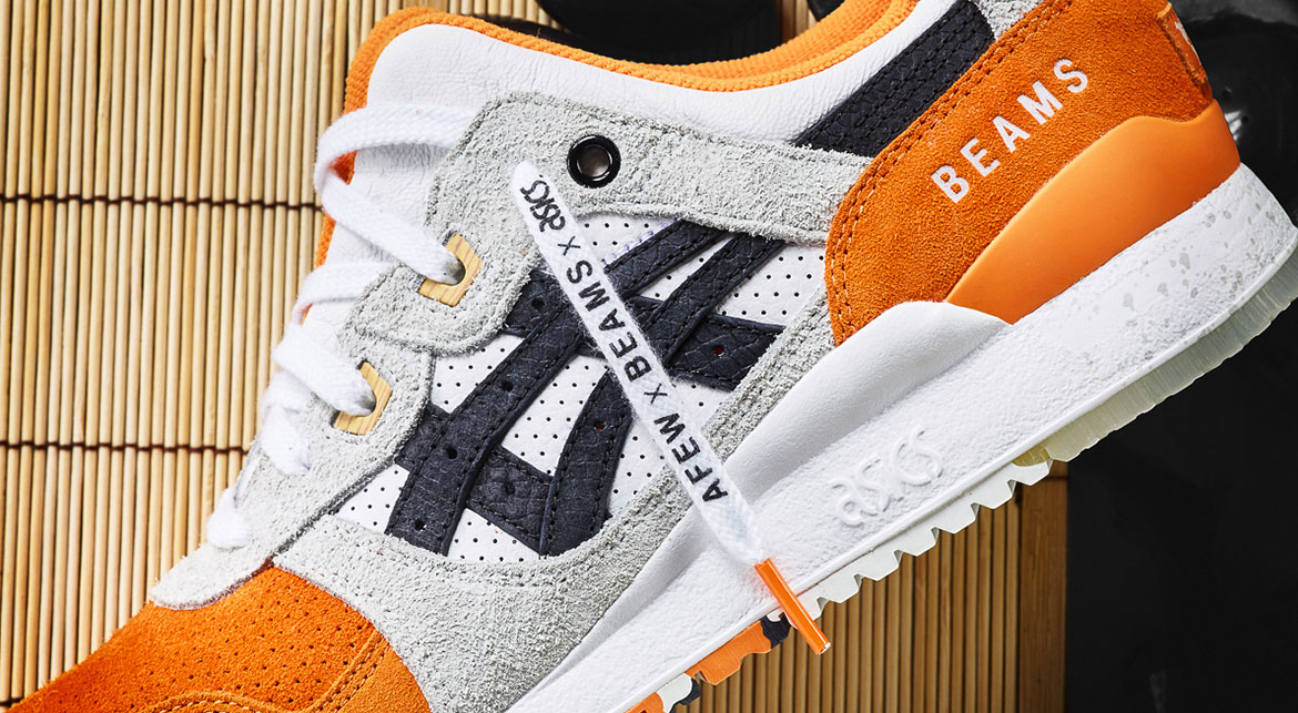 Afew x Beams x Asics Gel Lyte 3 Orange Koi 1191A119 800 Grailify